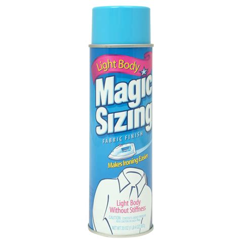 Effortless wrinkle removal with Magic sizing spray starch